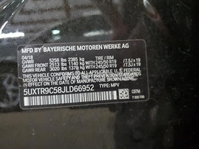 Photo 4 of 2018 BMW X3 XDRIVE30I (VIN 5UXTR9C58JLD66952)