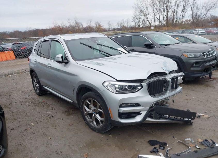 2021 Bmw X3 XDRIVE30I (VIN 5UXTY5C03M9D92182) main photo
