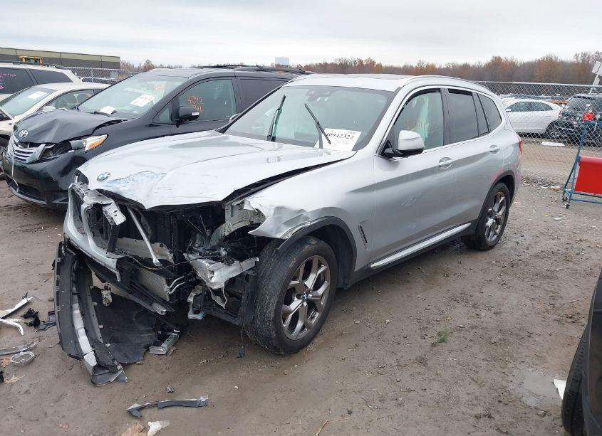 Photo 2 of 2021 Bmw X3 XDRIVE30I (VIN 5UXTY5C03M9D92182)