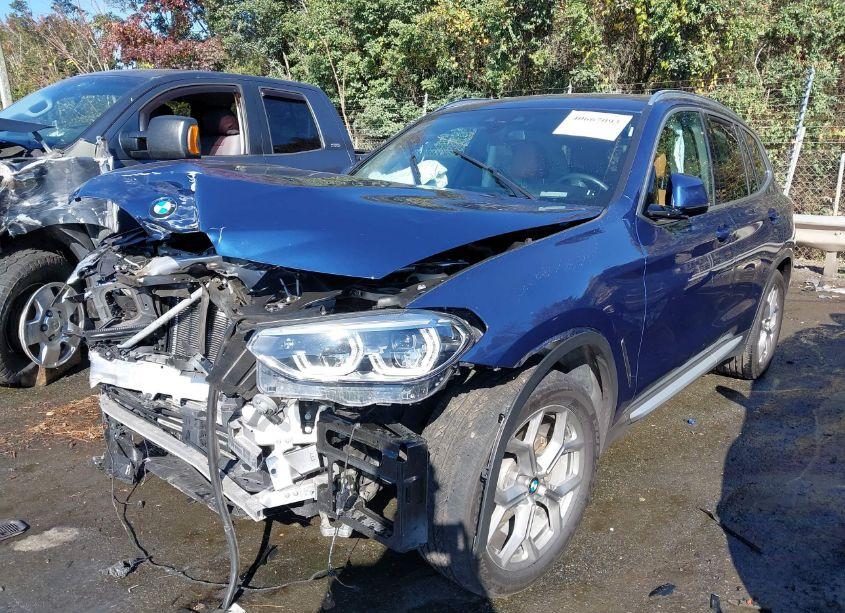 Photo 2 of 2021 Bmw X3 XDRIVE30I (VIN 5UXTY5C0XM9H67419)