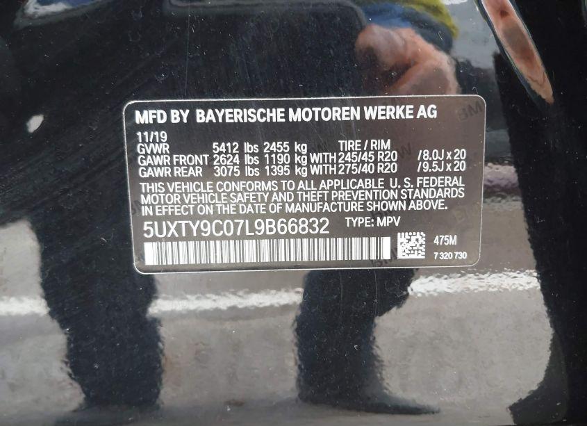 Photo 9 of 2020 Bmw X3 M40I (VIN 5UXTY9C07L9B66832)