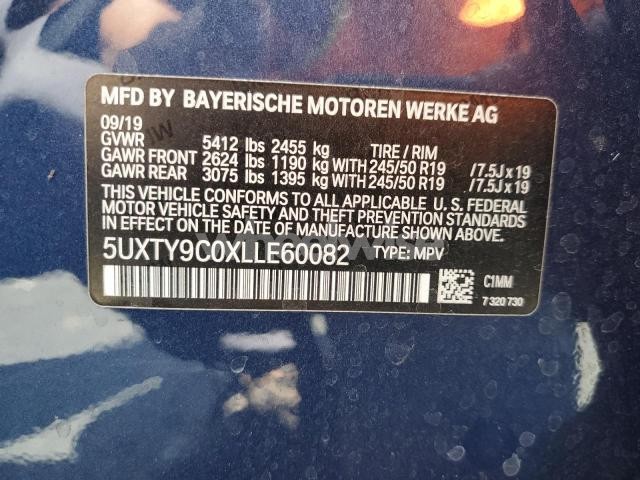 Photo 10 of 2020 BMW X3 XDRIVEM40I (VIN 5UXTY9C0XLLE60082)