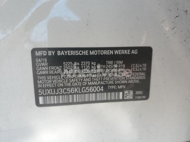 Photo 13 of 2019 BMW X4 XDRIVE30I (VIN 5UXUJ3C56KLG56004)