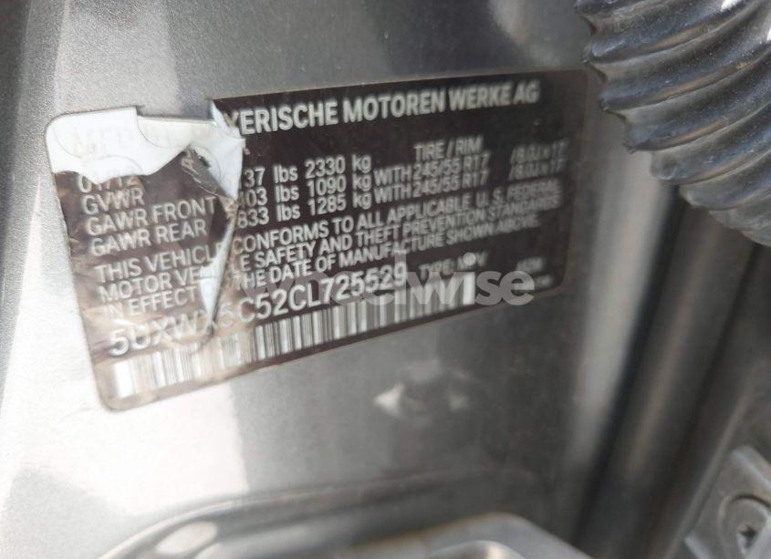 Photo 9 of 2012 Bmw X3 XDRIVE28I (VIN 5UXWX5C52CL725529)