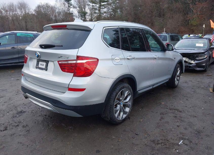 Photo 4 of 2017 Bmw X3 XDRIVE35I (VIN 5UXWX7C30H0W39784)