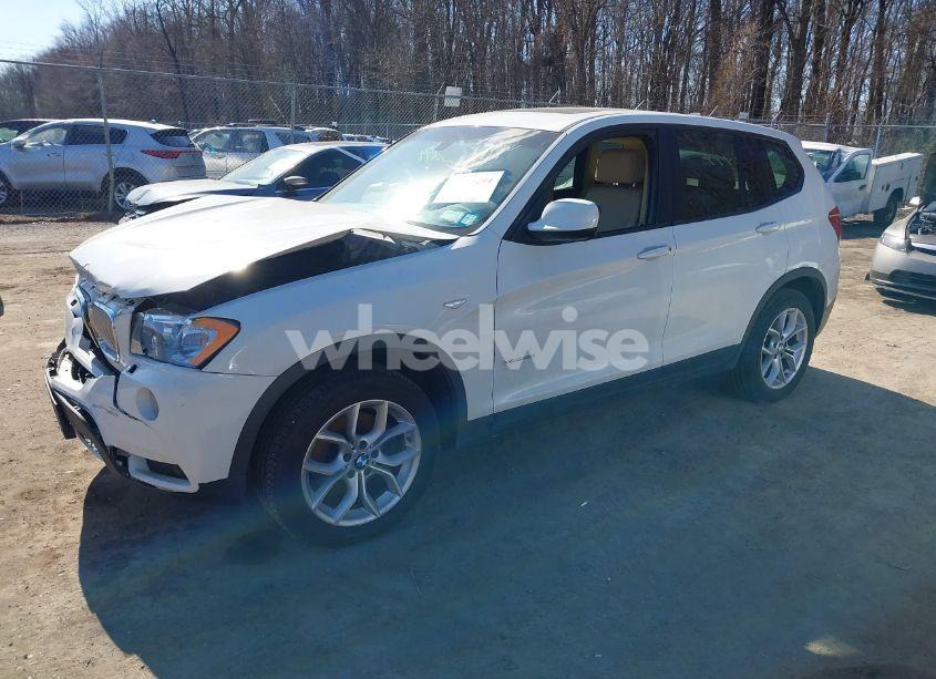 Photo 2 of 2013 Bmw X3 XDRIVE35I (VIN 5UXWX7C56DL981444)