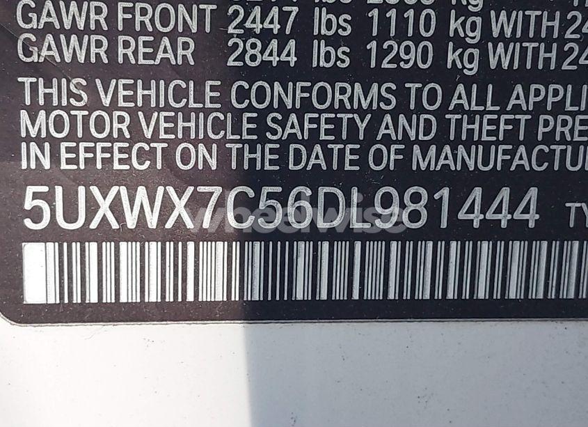 Photo 9 of 2013 Bmw X3 XDRIVE35I (VIN 5UXWX7C56DL981444)