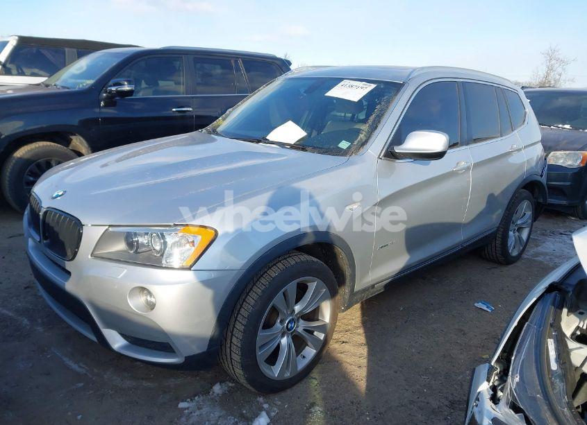Photo 2 of 2013 Bmw X3 XDRIVE35I (VIN 5UXWX7C57DL982134)