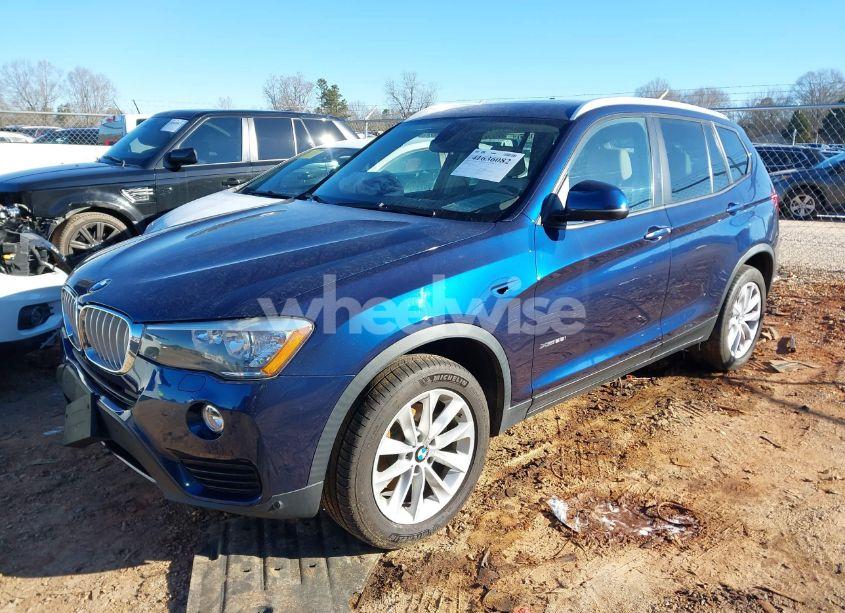 Photo 2 of 2017 Bmw X3 XDRIVE28I (VIN 5UXWX9C31H0W75429)