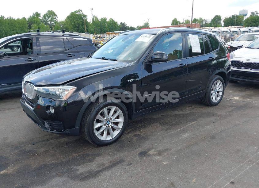 Photo 2 of 2017 Bmw X3 XDRIVE28I (VIN 5UXWX9C33H0T19001)