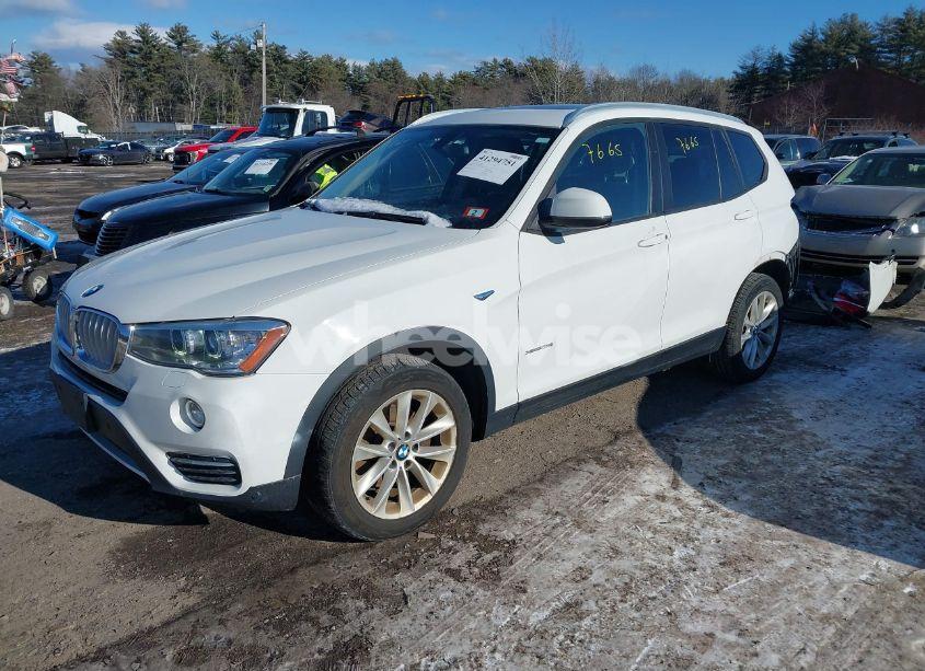 Photo 2 of 2017 Bmw X3 XDRIVE28I (VIN 5UXWX9C36H0T16934)