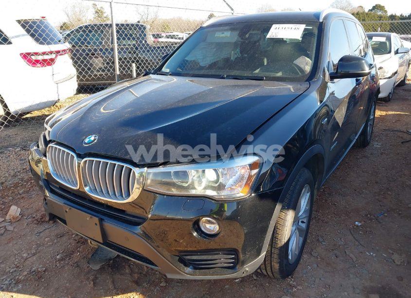 Photo 2 of 2017 Bmw X3 XDRIVE28I (VIN 5UXWX9C38H0T17180)
