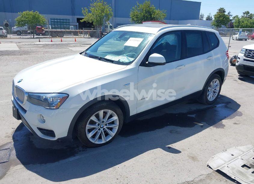 Photo 2 of 2017 Bmw X3 XDRIVE28I (VIN 5UXWX9C3XH0T18735)