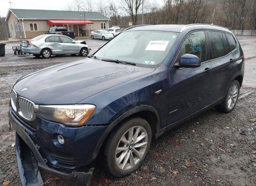 Photo 2 of 2017 Bmw X3 XDRIVE28I (VIN 5UXWX9C50H0T12153)