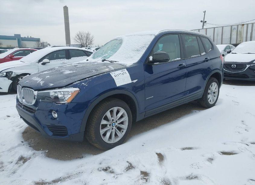 Photo 2 of 2017 Bmw X3 XDRIVE28I (VIN 5UXWX9C53H0T09778)