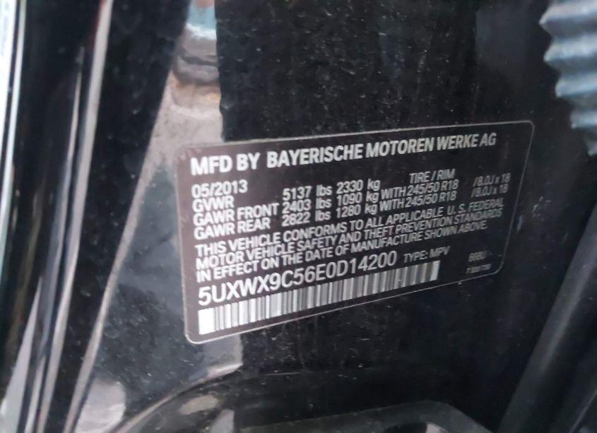 Photo 9 of 2014 Bmw X3 XDRIVE28I (VIN 5UXWX9C56E0D14200)