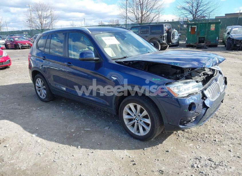 2016 Bmw X3 XDRIVE28I (VIN 5UXWX9C56G0D81639) main photo