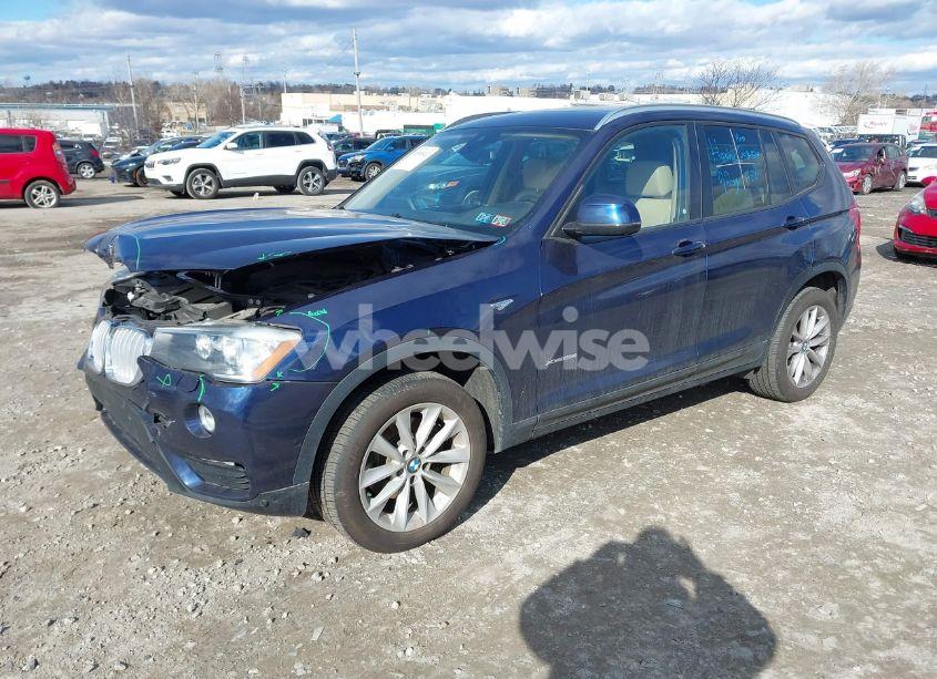 Photo 2 of 2016 Bmw X3 XDRIVE28I (VIN 5UXWX9C56G0D81639)