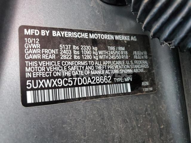 Photo 5 of 2013 BMW X3 XDRIVE28I (VIN 5UXWX9C57D0A28662)