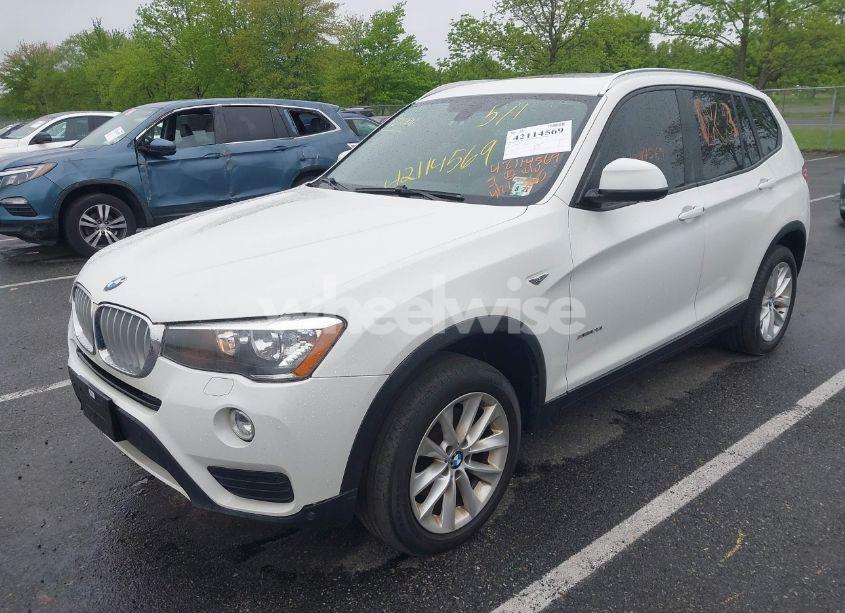 Photo 2 of 2017 Bmw X3 XDRIVE28I (VIN 5UXWX9C57H0T09539)