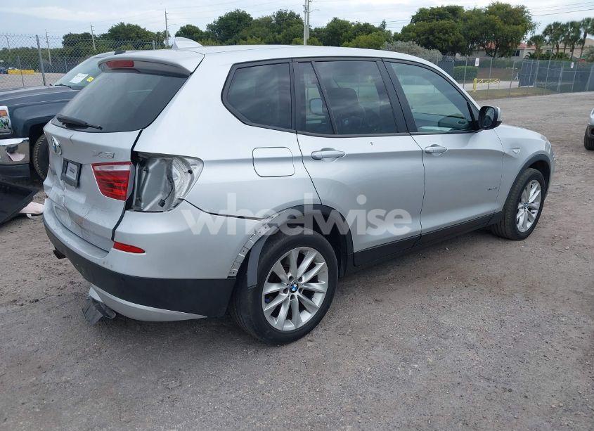 Photo 4 of 2013 Bmw X3 XDRIVE28I (VIN 5UXWX9C58D0A22305)