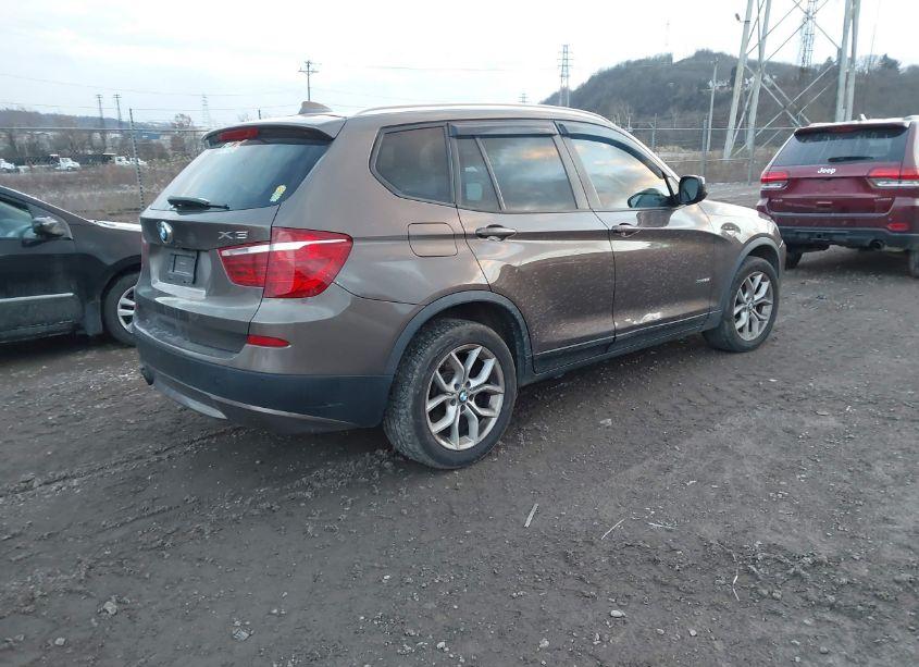 Photo 4 of 2013 Bmw X3 XDRIVE28I (VIN 5UXWX9C58D0A32218)