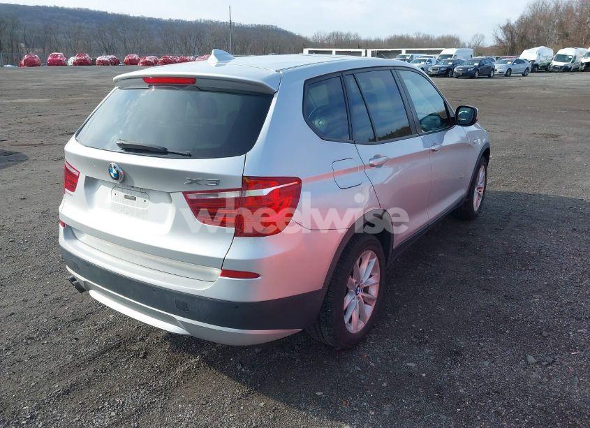 Photo 4 of 2013 Bmw X3 XDRIVE28I (VIN 5UXWX9C58D0D01981)