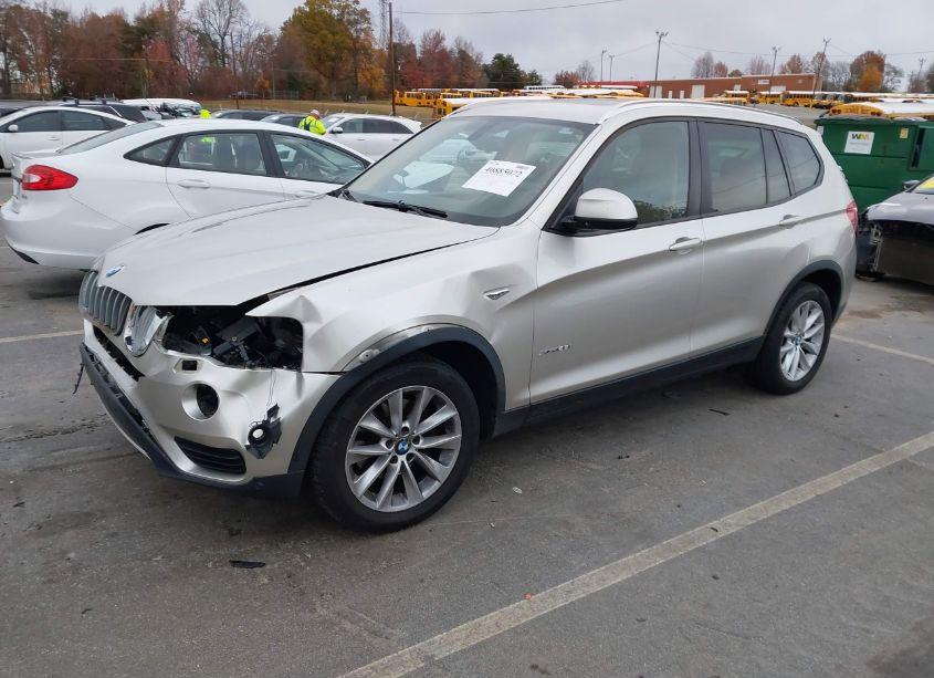 Photo 2 of 2015 Bmw X3 XDRIVE28I (VIN 5UXWX9C58F0D51282)