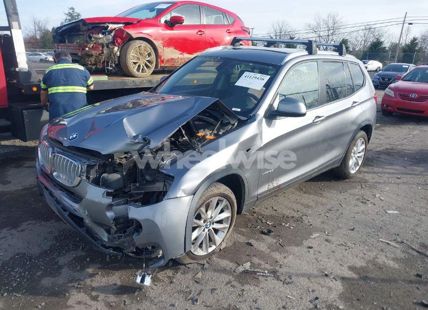 Photo 2 of 2017 Bmw X3 XDRIVE28I (VIN 5UXWX9C5XH0T00673)