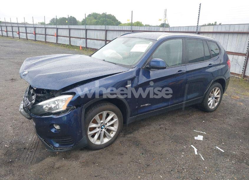 Photo 2 of 2017 Bmw X3 SDRIVE28I (VIN 5UXWZ7C31H0X40035)