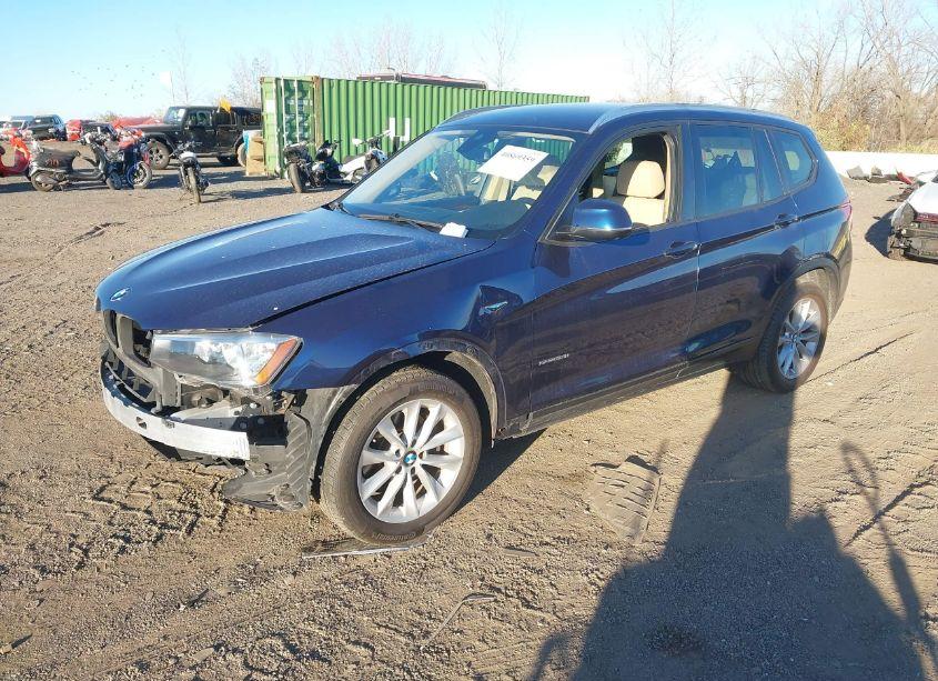 Photo 2 of 2017 Bmw X3 SDRIVE28I (VIN 5UXWZ7C3XH0X43046)