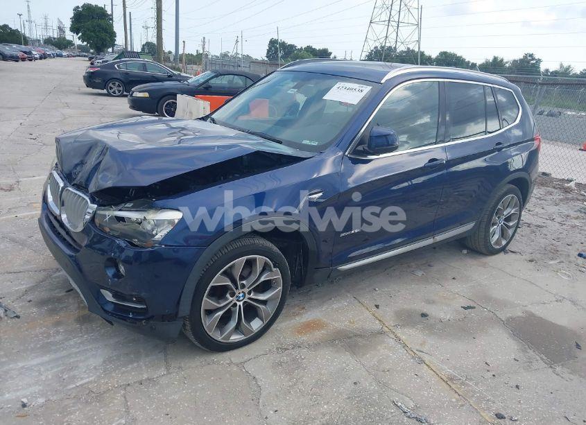 Photo 2 of 2016 Bmw X3 SDRIVE28I (VIN 5UXWZ7C58G0M83746)