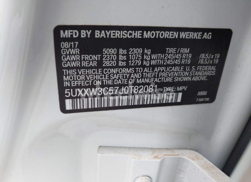 Photo 9 of 2018 Bmw X4 XDRIVE28I (VIN 5UXXW3C57J0T82081)