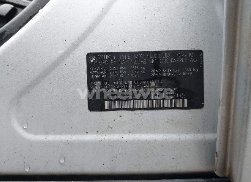 Photo 9 of 2011 Bmw X5 N/A (VIN 5UXZV4C55BL410705)