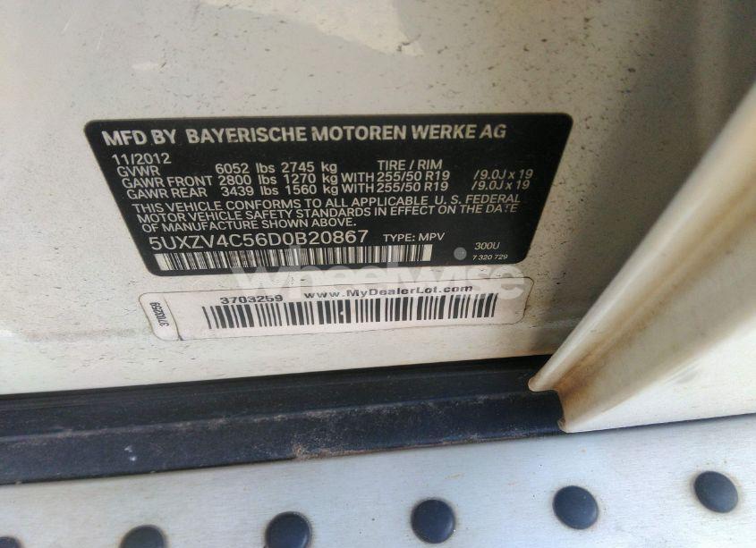 Photo 9 of 2013 Bmw X5 XDRIVE35I/XDRIVE35I PREMIUM/XDRIVE35I SPORT ACTIVITY (VIN 5UXZV4C56D0B20867)