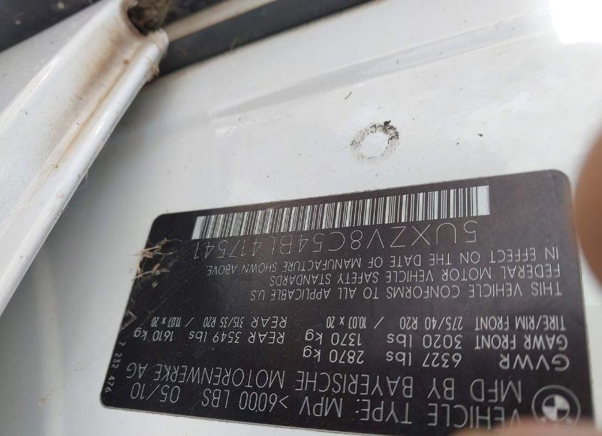 Photo 9 of 2011 Bmw X5 XDRIVE50I (VIN 5UXZV8C54BL417541)