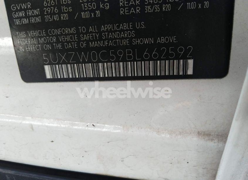 Photo 9 of 2011 Bmw X5 XDRIVE35D (VIN 5UXZW0C59BL662592)