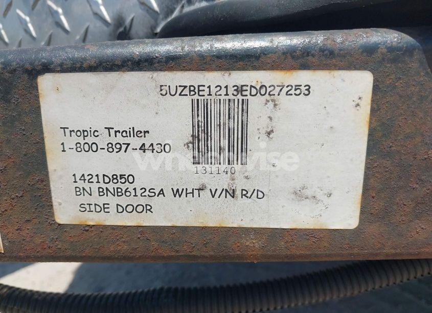 Photo 9 of 2014 Diamond Trailers INC OTHER (VIN 5UZBE1213ED027253)