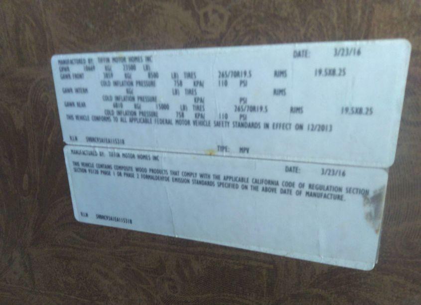 Photo 9 of 2014 Tiffin Motorhomes INC BREEZE (VIN 5VBRC93A1EA115318)