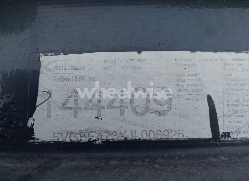 Photo 9 of 2018 Kaufman Trailers UNKNOWN (VIN 5VGFE473XJL006926)