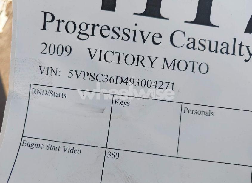 Photo 10 of 2009 Victory Motorcycles VISION NESS SIGNATURE SERIES (VIN 5VPSC36D493004271)