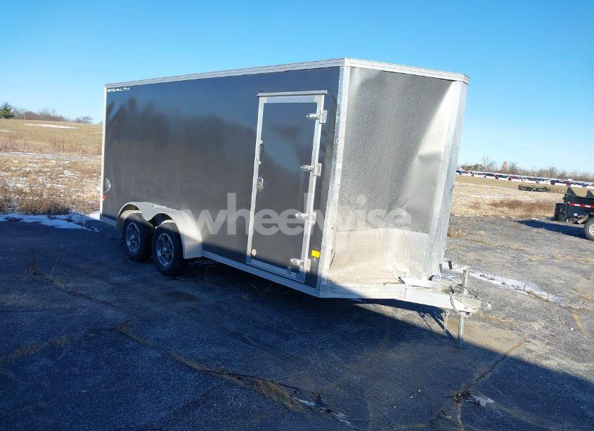 2019 Alcom Trailers 7X16 ENCLOSED CARGO (VIN 5WFBE1627KW094315) main photo