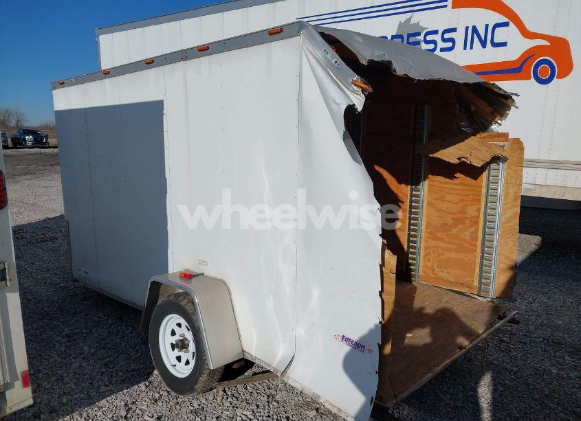 Photo 3 of 2013 Freedom Trailers, LL CARGO TRAILER 6X12 (VIN 5WKBE1217D1016700)