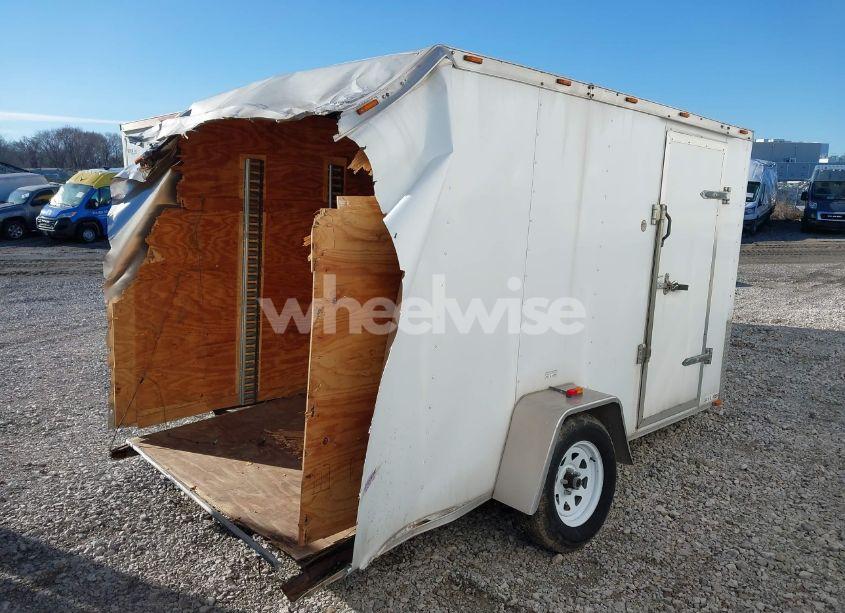 Photo 4 of 2013 Freedom Trailers, LL CARGO TRAILER 6X12 (VIN 5WKBE1217D1016700)