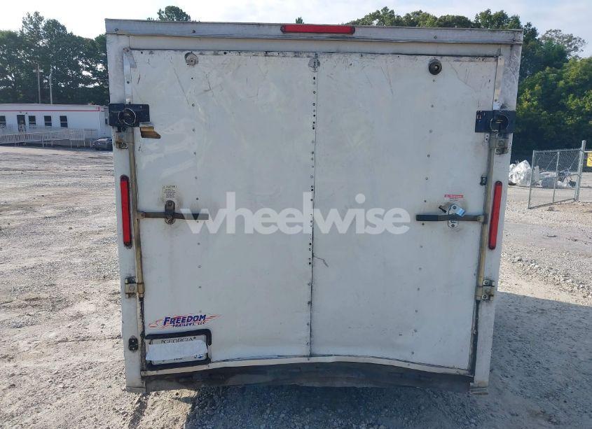 Photo 8 of 2018 Freedom 7x14/ 8FT TALL WHITE FREEDOM TRAILER (VIN 5WKBE1426J1051021)