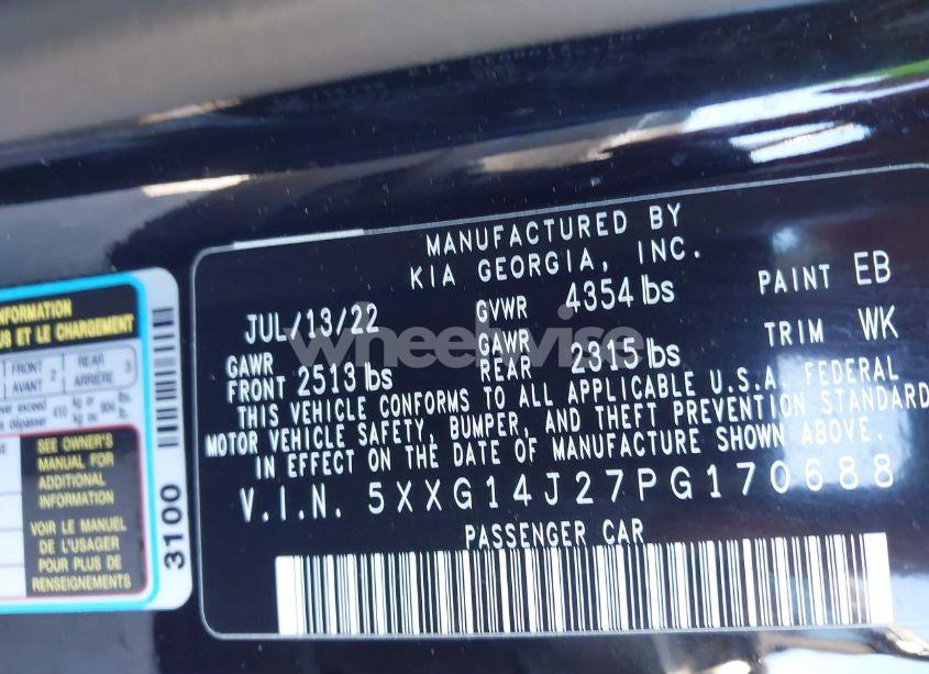 Photo 9 of 2023 Kia K5 LXS (VIN 5XXG14J27PG170688)