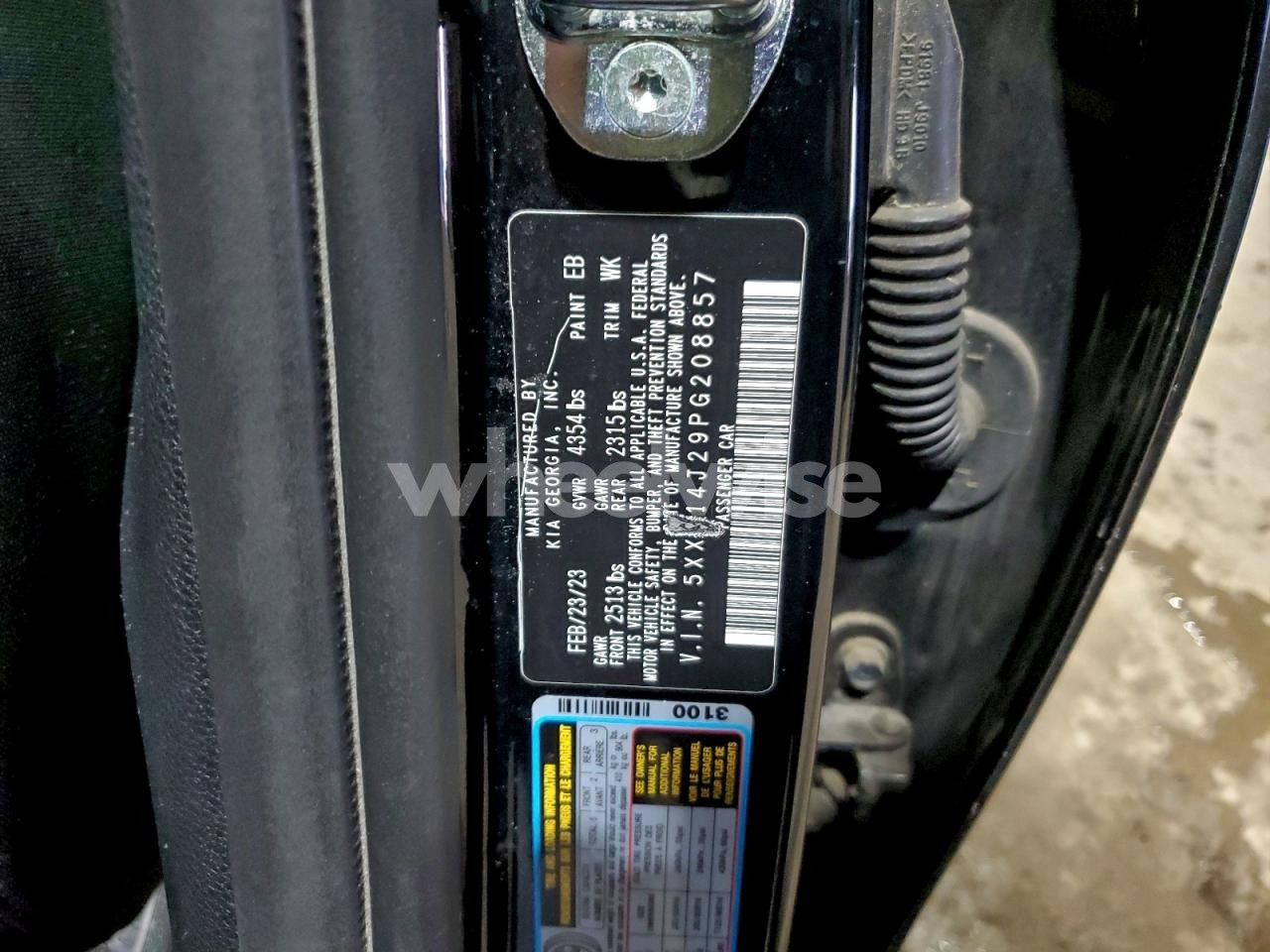 Photo 12 of 2023 KIA K5 LXS (VIN 5XXG14J29PG208857)