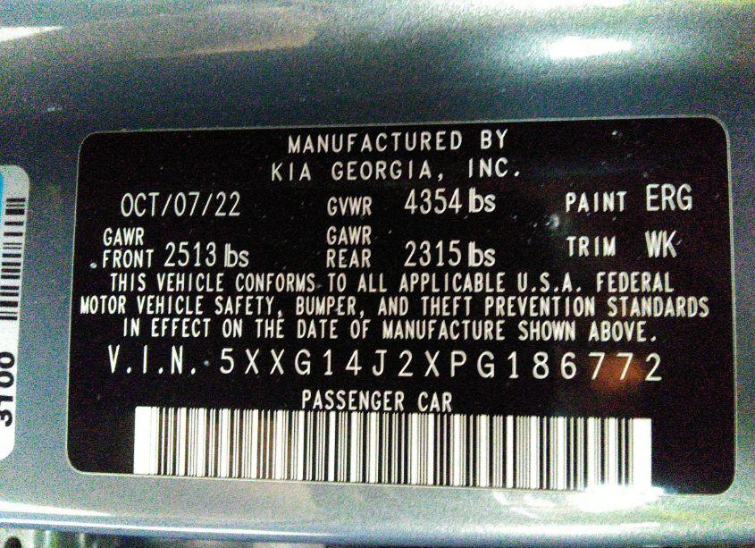 Photo 9 of 2023 Kia K5 LXS (VIN 5XXG14J2XPG186772)