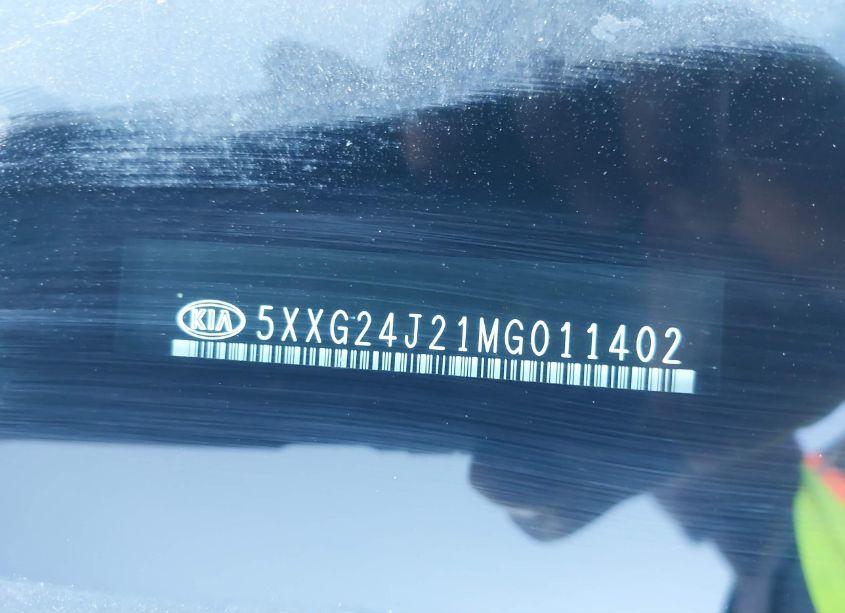 Photo 9 of 2021 Kia K5 LX (VIN 5XXG24J21MG011402)