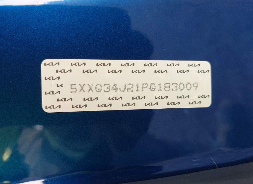 Photo 9 of 2023 Kia K5 EX (VIN 5XXG34J21PG183009)